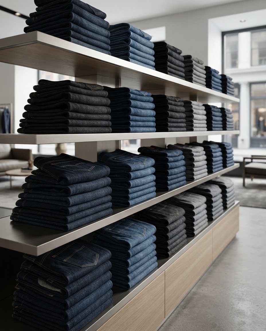 Premium men's denim by Alamdaar Rajput Garments in Madina