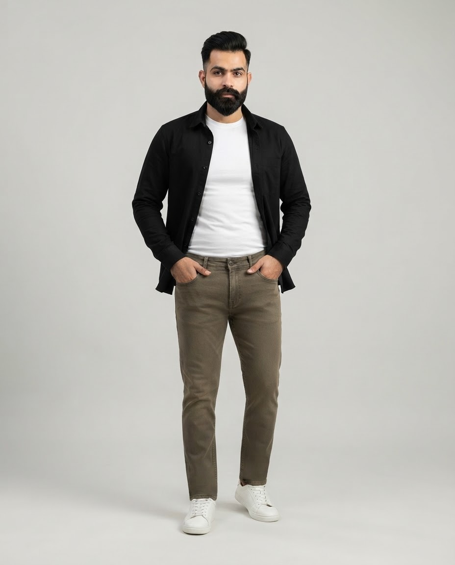 Alamdaar Rajput denim fashion in Madina