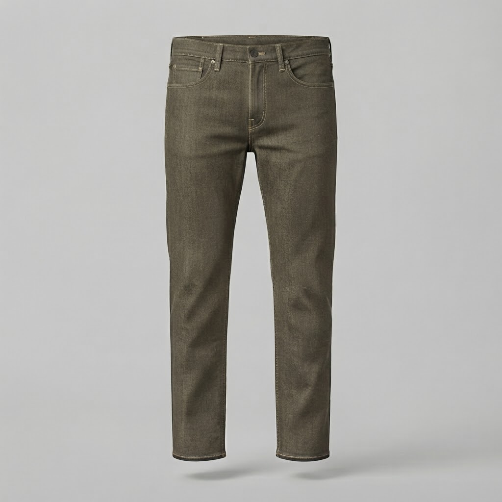 olive brown grey Men's Jeans