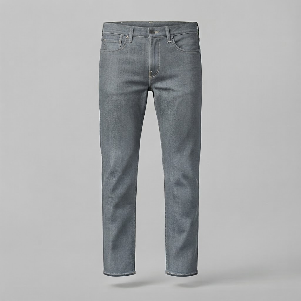 Steel Grey Blue Grey Jeans